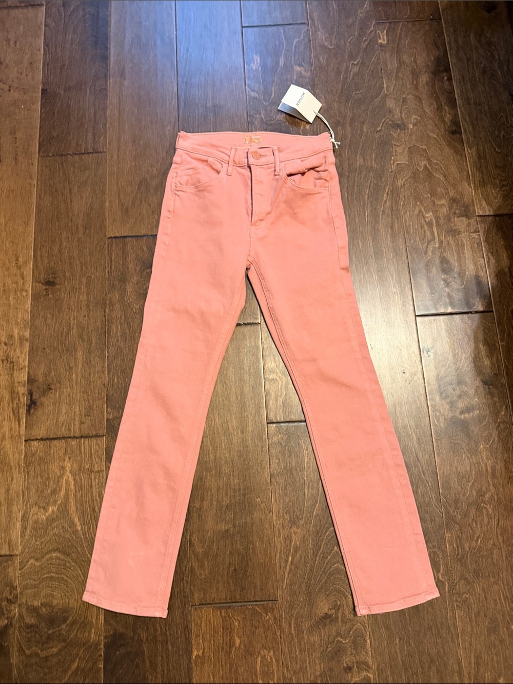 MOTHER Dusty Pink Skinny Jeans